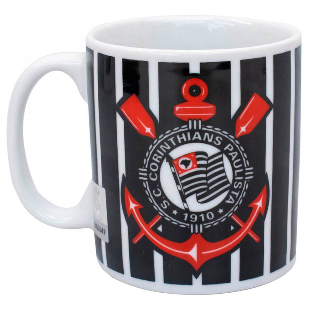 Caneca Porcelana Corinthians Logo Ml Big Presentes