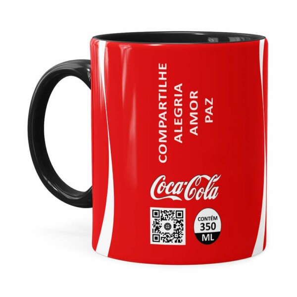 Caneca Personalizada Coca-cola Quanto Mais Preta