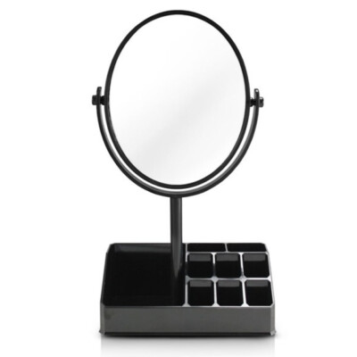Espelho De Mesa Com Divisória Jacki Design Preta
