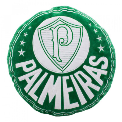 Almofada Palmeiras Brasão Fibra 40cm