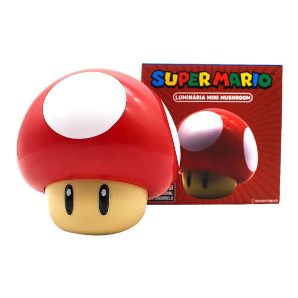 Luminária Super Mario Mushroom