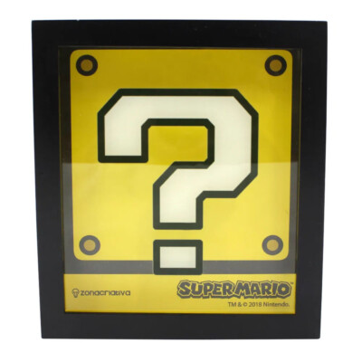 Cofre Bloco Super Mario 19x17cm