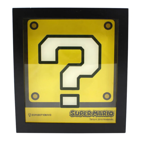 Cofre Bloco Super Mario 19x17cm
