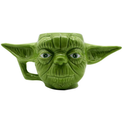 Caneca 3d Star Wars Yoda Face