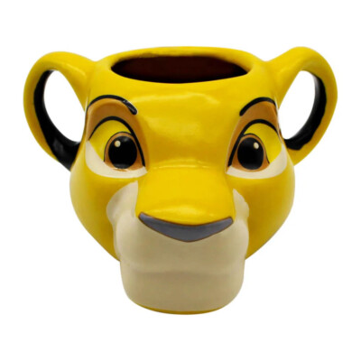 Caneca Rei Leão Simba 3d Face